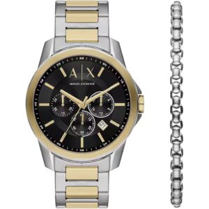 A|x Armani Exchange Banks Special Pack + Bracelet (AX7148SET) Men's Watch