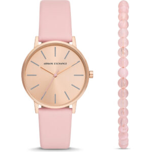 A|x Armani exchange Women's Watch and Bracelet Jewellery Set (ax7150set) - lola Collection