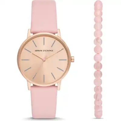 A|x Armani exchange Women's Watch and Bracelet Jewellery Set (ax7150set) - lola Collection