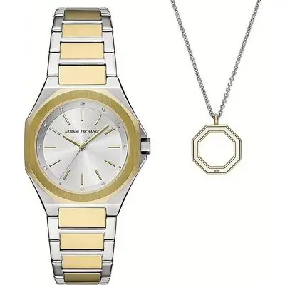 Armani Exchange Andrea Set + Necklace (AX7161SET) Women WATCHES