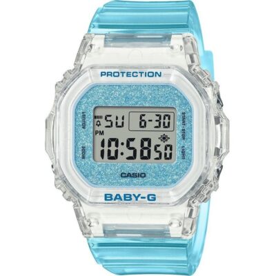 Baby-g 565 Glitter Crystals Serie - Light Blue (BGD-565GC-2ER) Women WATCHES