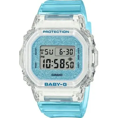 Baby-g 565 Glitter Crystals Serie - Light Blue (BGD-565GC-2ER) Women WATCHES