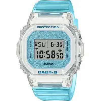 Baby-g 565 Glitter Crystals Serie - Light Blue (BGD-565GC-2ER) Women WATCHES