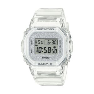 Baby-g 565 Glitter Crystals Serie - Silver (BGD-565GC-7ER) Women's Watch
