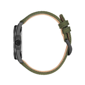 Citizen Eco-Drive Active Sport Nylon Strap Green Dial BM7635-01X 100M Men’s Watch - BM7635-01X