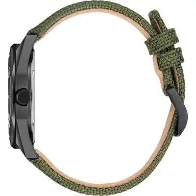 Citizen Eco-Drive Active Sport Nylon Strap Green Dial BM7635-01X 100M Men’s Watch - BM7635-01X