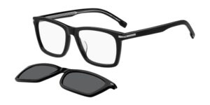 Boss Boss 1726_g_cs With Clip On (BOSS 1726_G_CS WITH CLIP ON_807-M9 B_55) Men's EYEWEAR