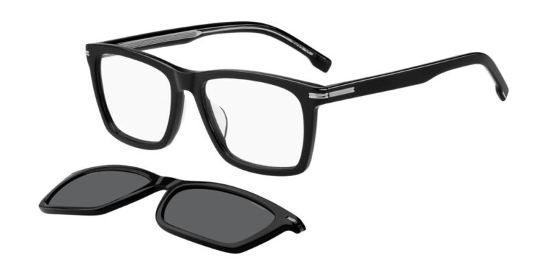 Boss Boss 1726_g_cs With Clip On (BOSS 1726_G_CS WITH CLIP ON_807-M9 B_55) Men's EYEWEAR