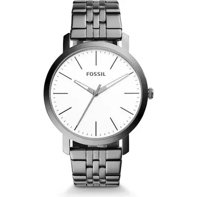Fossil Luther Three-Hand Smoke Stainless Steel Men's WatchBQ2313
