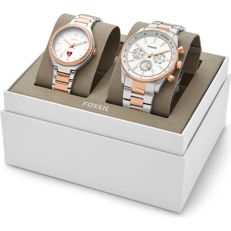 Womens Watch + Men Watch FOSSIL SULLIVAN BQ2756SET - Men's + Women's Watch