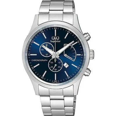 Q&q Superior Gent Chronograph - Date (C24A-002VY) Men WATCHES