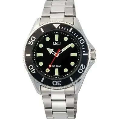Q&q Gent Diver Black (C72A-001PY) Men WATCHES