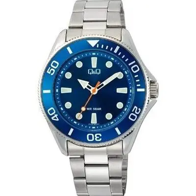 Q&q Gent Diver Blue (C72A-002PY) Men WATCHES