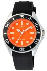 Q&q Gent Diver Black (C72A-012PY) Men's Watch