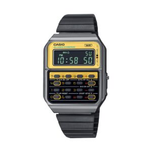Casio Vintage calculator edgy Collection - yellow  (ca-500wegg-9bef) Men's Watch