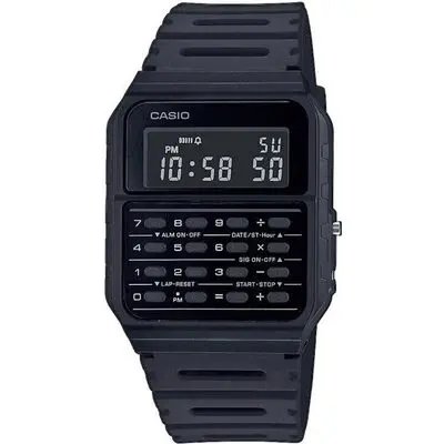 CASIO VINTAGE CALCULATOR EDGY COLLECTION - FULL BLACK (CA-53-WF-1B) Unisex WATCHES
