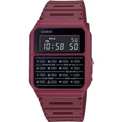 Casio Vintage Calculator Edgy Collection - Red (CA-53-WF-4BDF) Unisex WATCHES