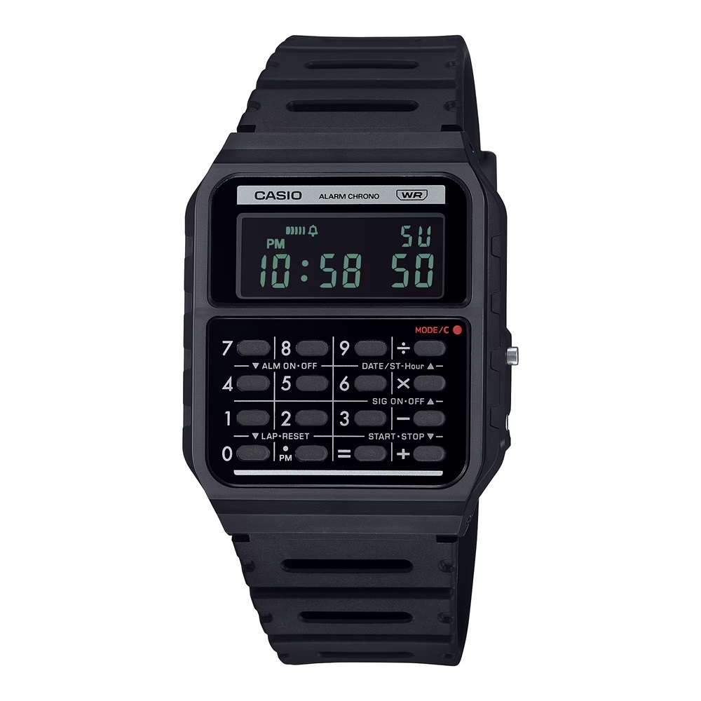 Casio Vintage Calculator Edgy Collection - Full Black (CA-53WB-1BEF) Unisex Watch