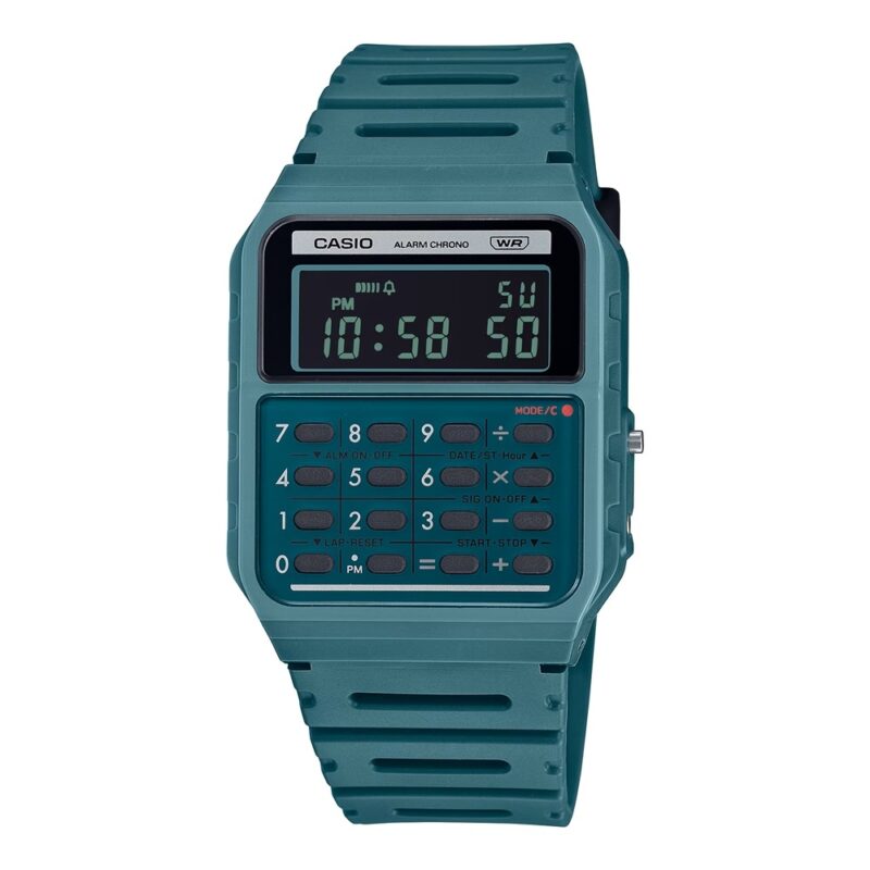 Casio Vintage Calculator Edgy Collection - Forest Green (CA-53WB-3BEF) Unisex Watch