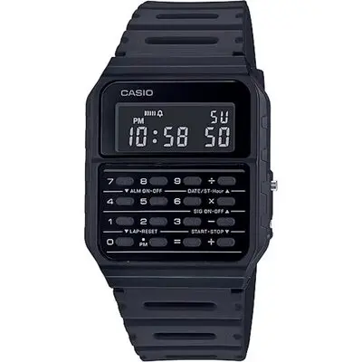 Casio Vintage Calculator Edgy Collection - Full Black (CA-53WF-1BEF) Unisex WATCHES