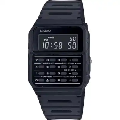 Casio Vintage Calculator Edgy Collection - Full Black (CA-53WF-1BEF) Unisex WATCHES