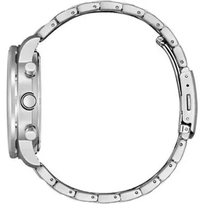 Citizen Eco-Drive Chronograph Stainless Steel White Dial CA4500-91A 100M Men’s Watch - CA4500-91A