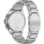 Citizen Eco-Drive Chronograph Stainless Steel White Dial CA4500-91A 100M Men’s Watch - CA4500-91A