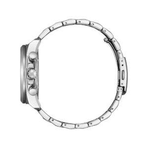 Citizen Eco-Drive Chronograph Stainless Steel Green Dial CA4640-50X 100M Men’s Watch - CA4640-50X