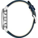 Citizen Eco-Drive Chronograph Leather Strap White Dial CA7069-16A Men’s Watch - CA7069-16A