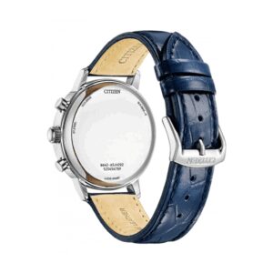 Citizen Eco-Drive Chronograph Leather Strap White Dial CA7069-16A Men’s Watch - CA7069-16A