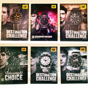 Cat Windows Display 6 Pcs. (CAT_SHOWCARDS06) Unisex WATCHES