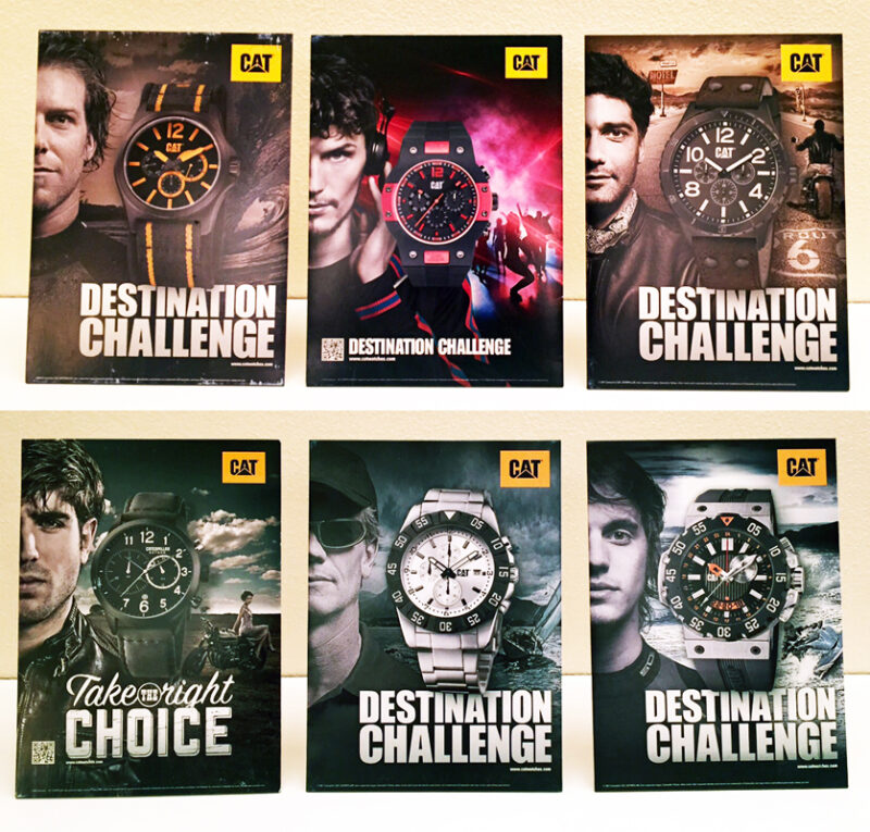 Cat Windows Display 6 Pcs. (CAT_SHOWCARDS06)  Watch