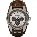 Fossil Cuff Chronograph Tan Leather CH2565 Men's Watch