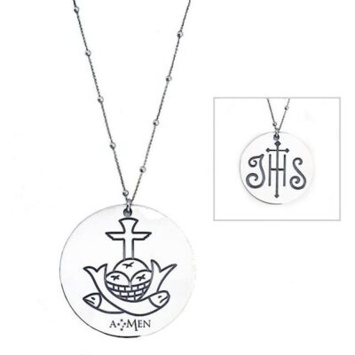 Amen Ihs - Pani&pesci Grande 55mm (CLOSG) Unisex JEWELRY