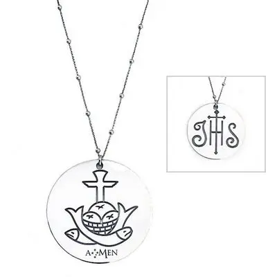 Amen Ihs - Pani&pesci Grande 55mm (CLOSG) Unisex JEWELRY