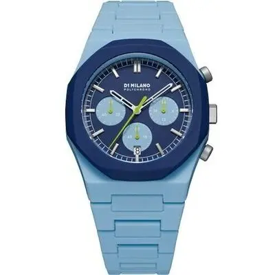 D1 Milano Polychrono Blue Blast (D1-PHBJ03) Men WATCHES