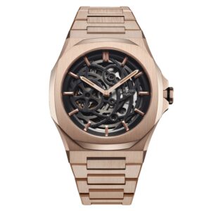 D1 Milano skeleton Bracelet rose gold - automatic (d1-skbj12) - Men's Watch