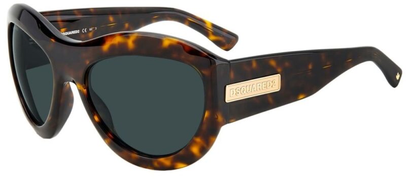 DSQUARED2 D2 0072_S (D2 0072_S_086-KU_59) Men EYEWEAR
