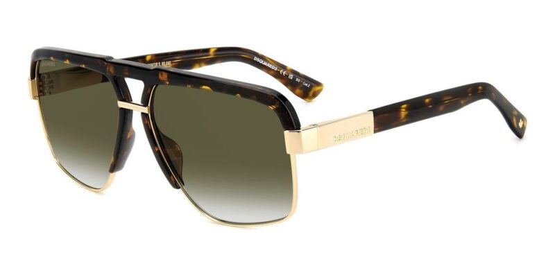 DSQUARED2 D2 0084_S (D2 0084_S_2IK-9K_61) Men EYEWEAR