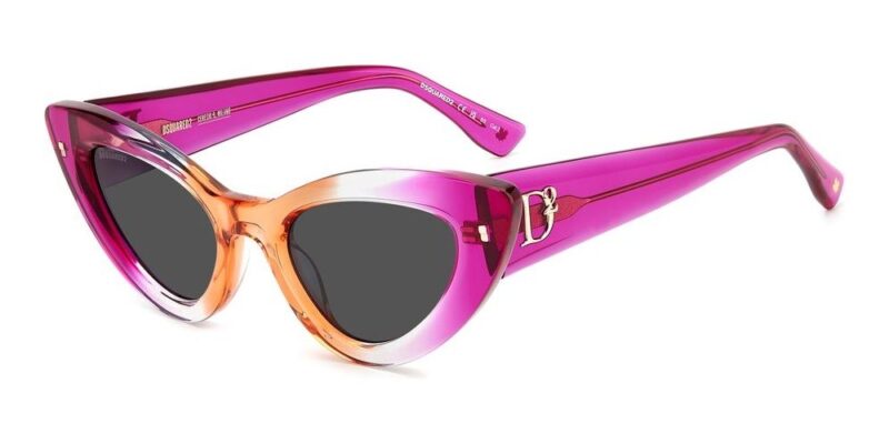 DSQUARED2 D2 0092_S (D2 0092_S_838-IR_51) Women EYEWEAR