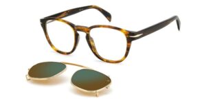 David Beckham Eyewear Men's Eyeglasses (DB 1117_CS_0UC-MT_50)