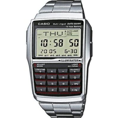 Casio Youth Digital Data Bank 5 Alarm Multi-lingual Dbc-32d-1adf Dbc-32d-1 Men's Watch