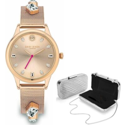Daisy Dixon Lily #11 + Clutch Bag Special Pack ***special Price*** (DD105RGM) Women WATCHES