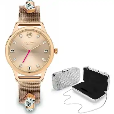 Daisy Dixon Lily #11 + Clutch Bag Special Pack (DD105RGM) Women WATCHES Daisy Dixon Lily #11 + Clutch Bag Special Pack (DD105RGM) Women WATCHES