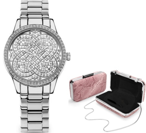 Daisy Dixon Lily #28 + Clutch Bag Special Pack (DD182SM) Women's Watch