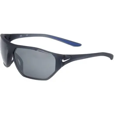Nike Sunglasses Aero Drift Matte Dark Grey Silver - Nike Max Optics Lenses (DQ0811_021 65-14-140) Unisex EYEWEAR
