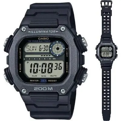 Casio Sport Illuminator Diver 200m. 10 Years Battery - Xl Strap (DW-291HX-1AVDF) Men WATCHES