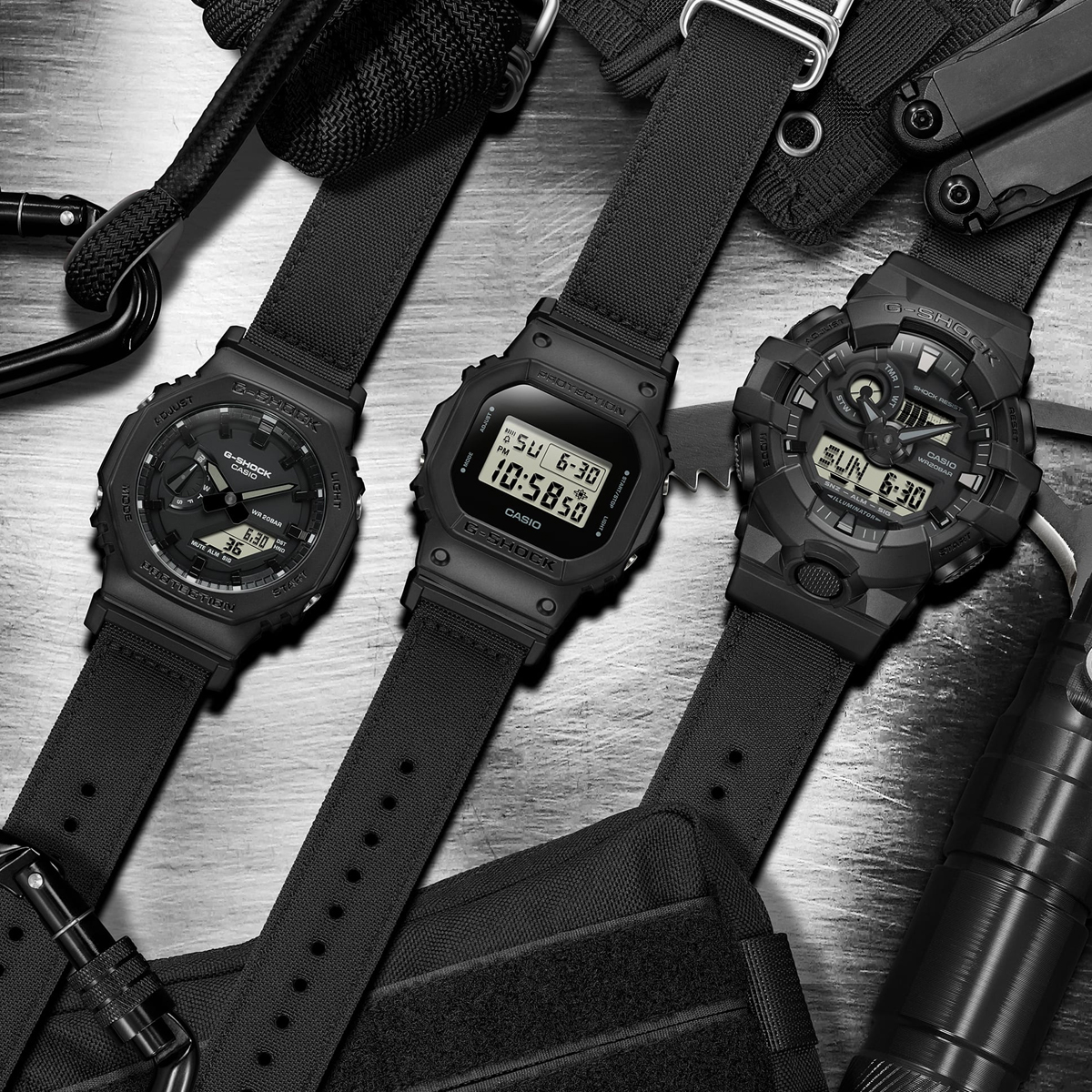 Casio G-shock the origin - black cordura eco fabric Strap serie (dw-5600bce-1er) Men's Watch 3 Casio G-shock the origin - black cordura eco fabric Strap serie (dw-5600bce-1er) Men's Watch - Image 3