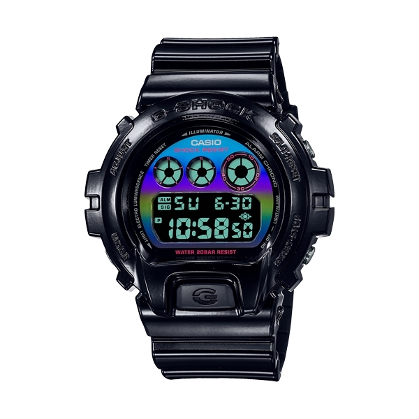 Casio G-shock Oversize - Virtual Black Rainbow Serie ***special Price*** (DW-6900RGB-1ER) Men's Watch