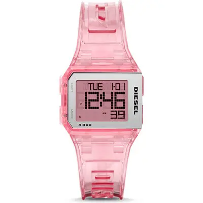 Diesel Chopped Millennial Pink Transparent Quartz DZ1920 Women's Watch